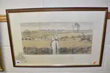 'THE FINEST VIEW IN EUROPE', a print showing the view of by Charles Johnson Payne 'snaffles', print, offered Feb 2026