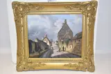 Clouds passing by, chipping campden by Daniel van der Putten, oil on board, sold Feb 2026
