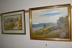 A coastal landscape by E. C. Mountfort, 1917, oil on canvas, sold Feb 2026