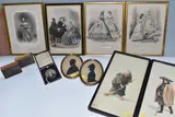 comprising a 19th century watercolour portrait miniature of a by Portrait Miniatures And Prints Etc, watercolour, sold Feb 2026