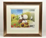 My world ii by Doug Hyde, print on paper, sold Feb 2026