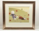 Mad about the ball by Doug Hyde, print, sold Feb 2026