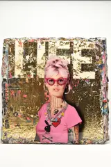 What if, bardot v by Bram Reijnders, mixed media on paper, sold Jan 2026
