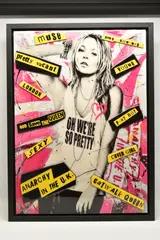 Catwalk queen by Mr Sly, mixed media, sold Jan 2026