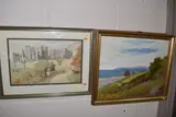 A coastal landscape by E. C. Mountfort, 1917, oil on canvas, offered Jan 2026