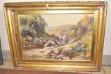 A derbyshire landscape by Frank Gresley, 1889, watercolour on paper, sold Jan 2026