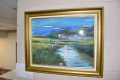 Girondelle by Johnny Gaston, pastel on paper, sold Jan 2026