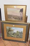 comprising William Henry Vernon (1820-1909) cattle and a female by Seven Oil And Watercolour Paintings, 1910, OIL AND WATERCOLOUR, sold Jan 2026