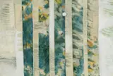 Untitled by Jack Pender, Mixed media with fabric collage on canvas, offered Jun 2026