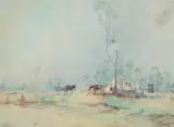 Untitled by Bruce Malloch, Oil on Masonite, offered Jun 2026