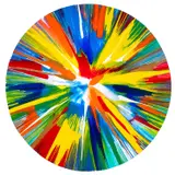 Untitled by Damien Hirst, Acrylic on paper, roundel, offered Jun 2026