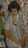 Untitled by Angela Francis, Oil on board, offered Jun 2026