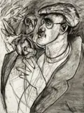 Untitled by Pete Nevin, Charcoal, offered Jun 2026