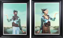 Untitled by George Thomas, Oil on canvas, signed GT, offered Mar 2026