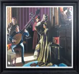 Untitled by George Thomas, Oil on canvas, titled to the verso and signed GT, offered Mar 2026