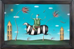 Untitled by Haydn Cornner, Oil on panel, signed, with Portal Gallery label to the verso, sold Mar 2026