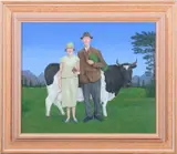 Untitled by James Grainger, Oil on board, titled, signed and dated Feb, offered Mar 2026