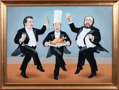 Untitled by Fred Aris, Oil on board, signed, offered Mar 2026