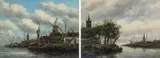 Untitled by Jan van Couver, Oil on canvas Each, sold Mar 2026