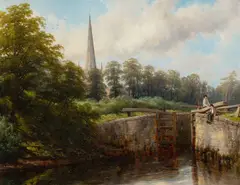 Untitled by Thomas Baker, Oil on panel, sold Mar 2026