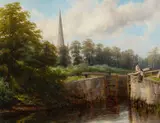 Untitled by Thomas Baker, Oil on panel, sold Mar 2026