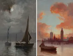 Untitled by George Hyde Pownall, Oil on board Each, offered Mar 2026