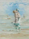 Untitled by Edward Matthew Hale, Oil on canvas board, sold Mar 2026