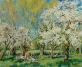 The Merry Month of May by Wilfrid de Glehn, Oil on canvas, sold Dec 2025
