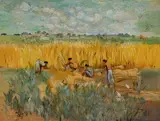 The Reapers Signed and dated P by Paritosh Sen, Oil on canvas, sold Dec 2025