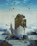 The Birth of Time Signed Stuart Armfield by Stuart Armfield, oil, sold Dec 2025