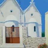 Red Gates Signed John Miller by John Miller, Oil on canvas, offered Dec 2025