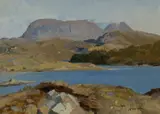 Quinag by Edward Wesson, Oil on Masonite, sold Dec 2025