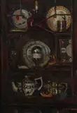 The China Cabinet Signed AGB Cameron by Alexander Beauchamp Cameron, Oil on canvas, sold Dec 2025