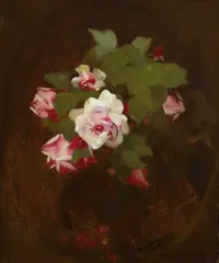 Roses Signed twice Stuart Park by Stuart Park, Oil on canvas, offered Dec 2025