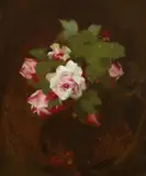 Roses Signed twice Stuart Park by Stuart Park, Oil on canvas, offered Dec 2025