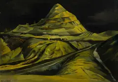 Slate Quarry by Bateson Mason, Oil on board, sold Dec 2025