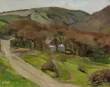 A Hillside Cottage Signed J A PARK by John Anthony Park, Oil on canvas, sold Dec 2025