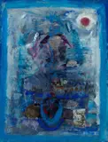 Untitled Signed Nissan Engel by Nissan Engel, Mixed media on paper, sold Dec 2025
