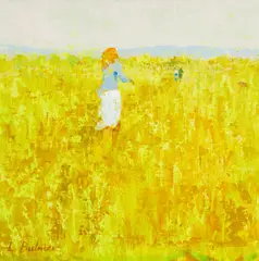 Left Behind Signed L Bulmer by Lionel Bulmer, Acrylic on Masonite, sold Dec 2025