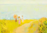 A Hot Day Oil by Lionel Bulmer, Oil on board, sold Dec 2025