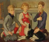 Untitled by Adrian Gillespie Beach, Oil on canvas, sold Dec 2025