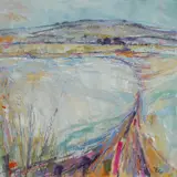 Frosty Morning Signed with initials ECH by Emma Haggas, Oil on board, sold Dec 2025
