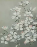 Bauhinia Variegata Linn by Thakur Ganga Singh, Watercolour, sold Dec 2025