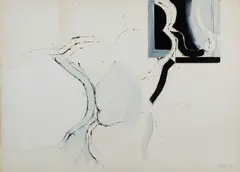 Untitled Signed and dated Heath `67 by Adrian Heath, Gouache with ink, pencil and collage on paper, sold Dec 2025