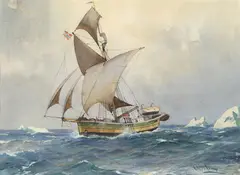Uten tittel by Gerhard Gjerding, Akvarell og gouache, sold Oct 2026