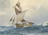 Uten tittel by Gerhard Gjerding, Akvarell og gouache, sold Oct 2026