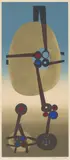 Månesykkel by Odd Tandberg, 1980, Serigrafi, sold Oct 2026