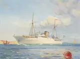 Uten tittel by Gerhard Gjerding, Akvarell og gouache, sold Oct 2026