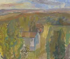 Uten tittel by Alexander Schultz, Olje på plate, sold Sep 2026