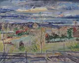Uten tittel by Bernt Clüver, Olje på lerret, sold Sep 2026